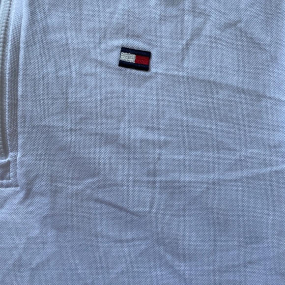 Tommy Hilfiger Color Block Cropped Polo Size M - Picture 5 of 11